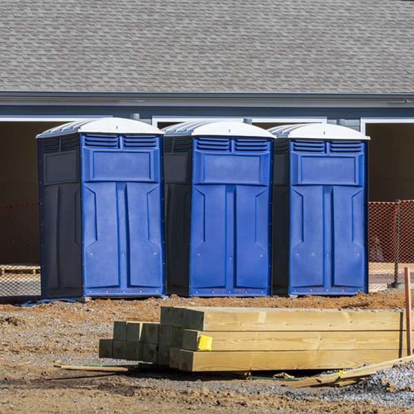 are there any restrictions on where i can place the porta potties during my rental period in Waresboro Georgia